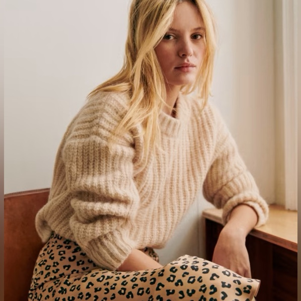 Sezane Jose Jumper vanilla, L